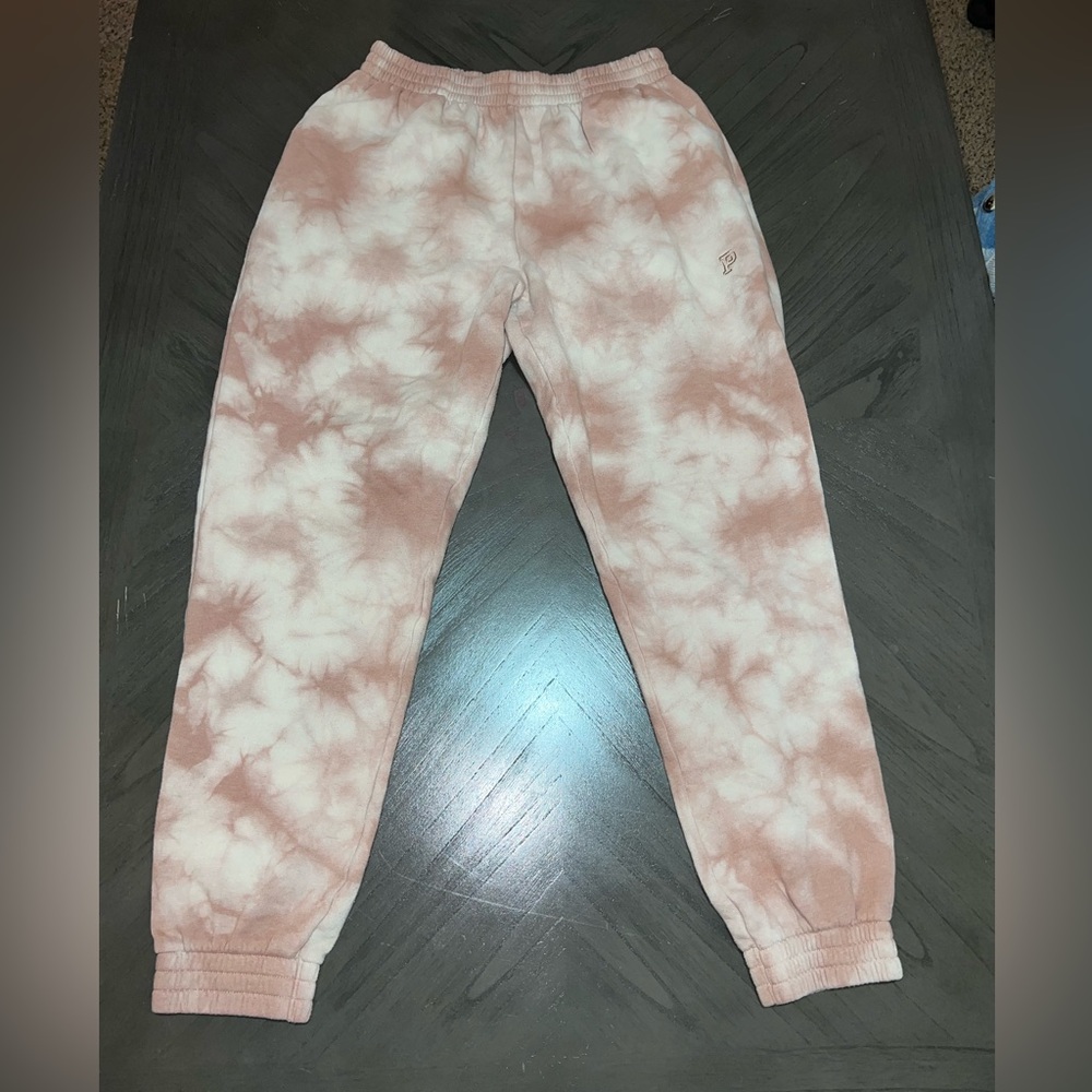 PINK Tie-Dye Sweatpants